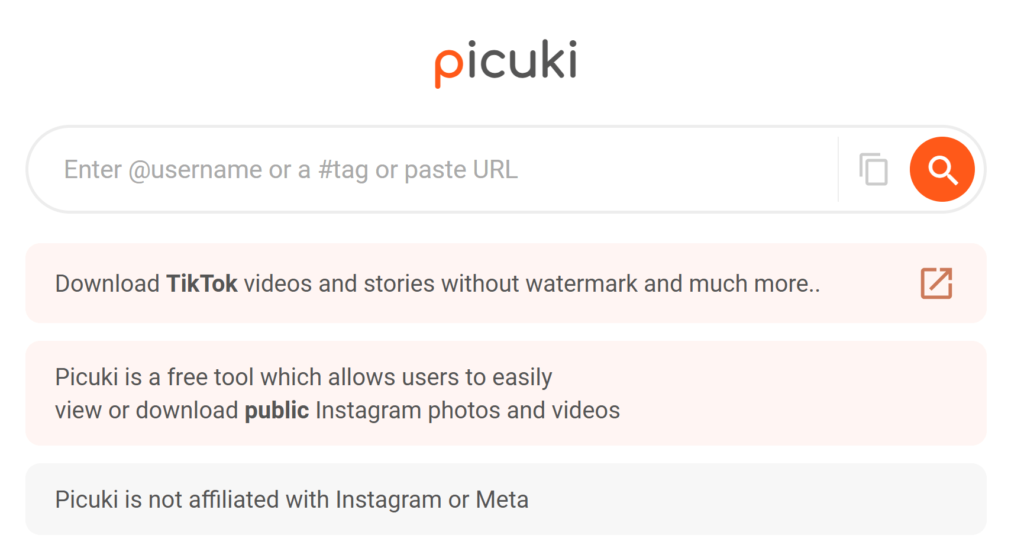 Picuki Instagram Viewer and Downloader